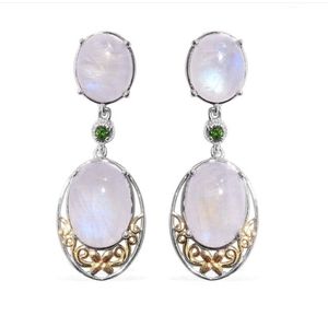 RAINBOW Moonstone Earrings